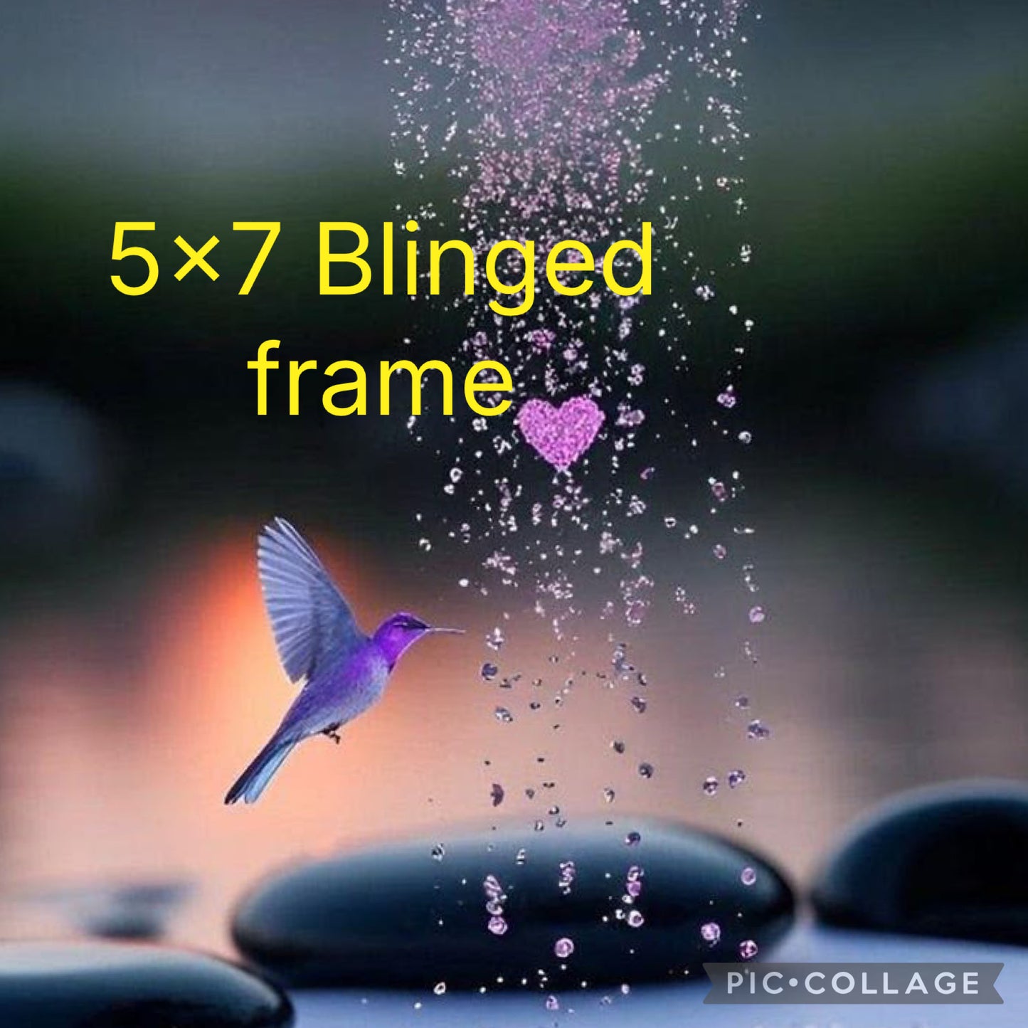 5x7 Blinged photo frame
