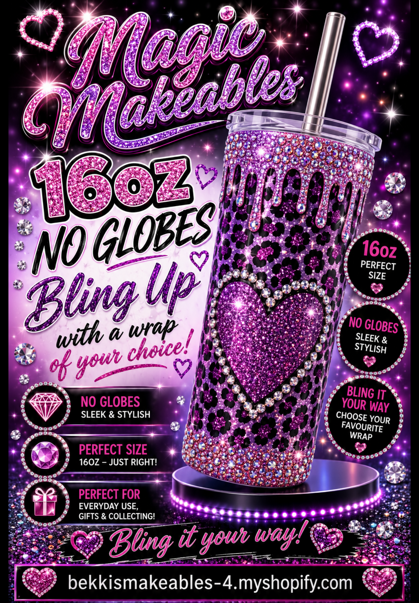 16oz no globes