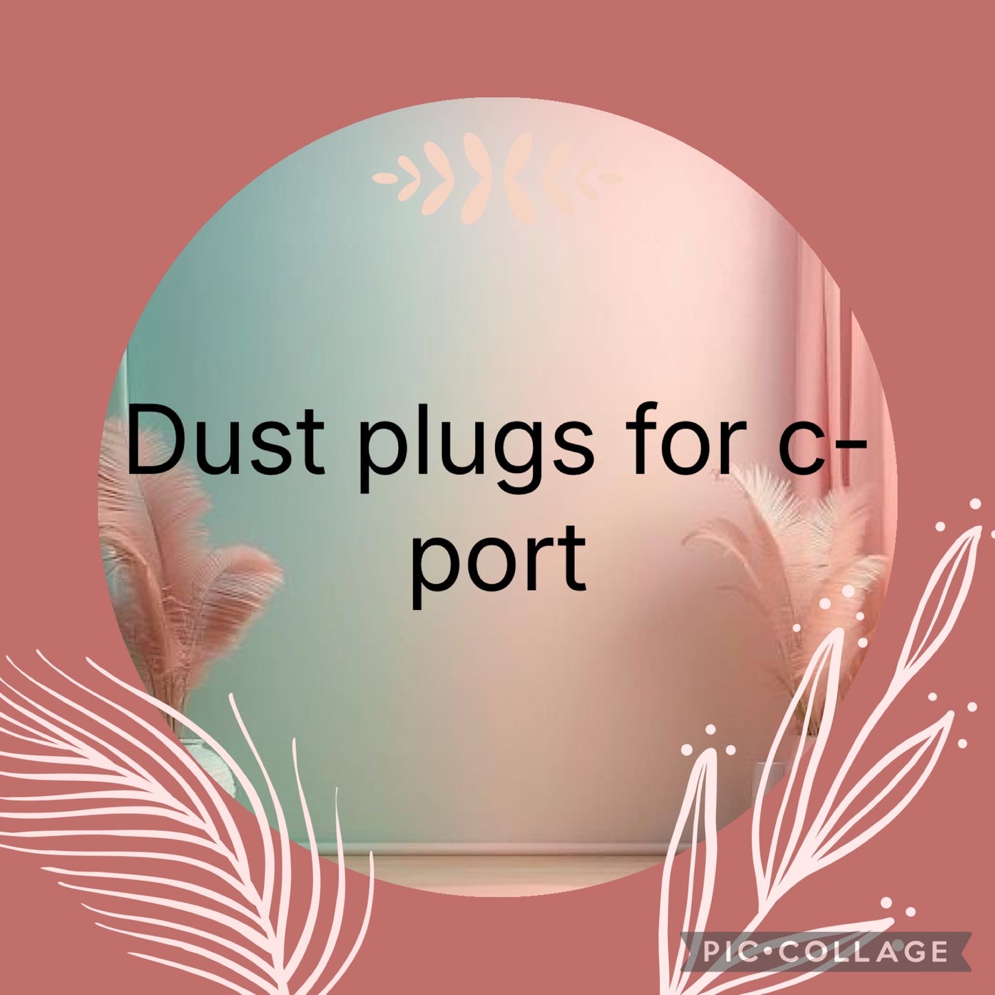 Dust plugs for a c-port