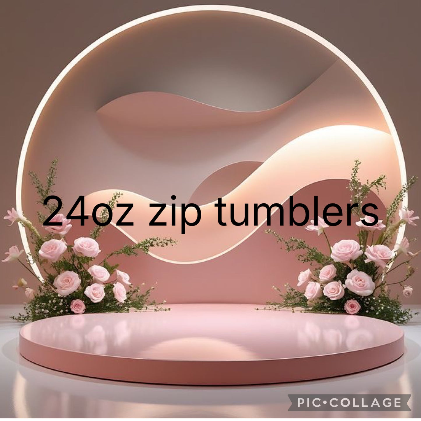 24oz zip tumblers