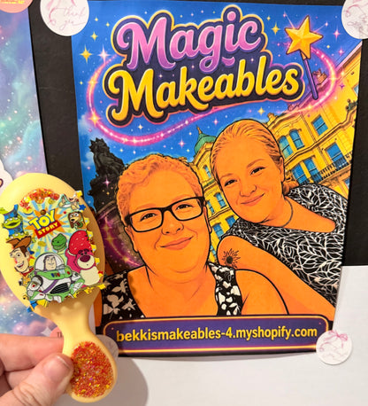 Kiddies hairbrush’s pre made