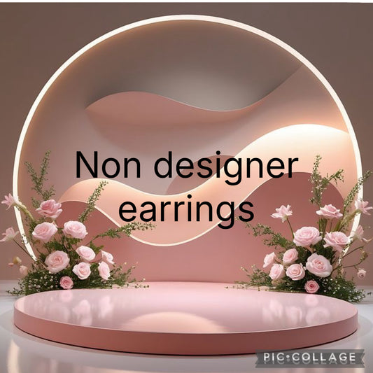 Non designer earrings