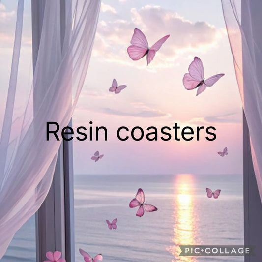Resin coasters