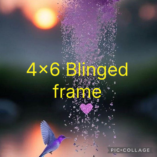 4x6 Blinged photo frame
