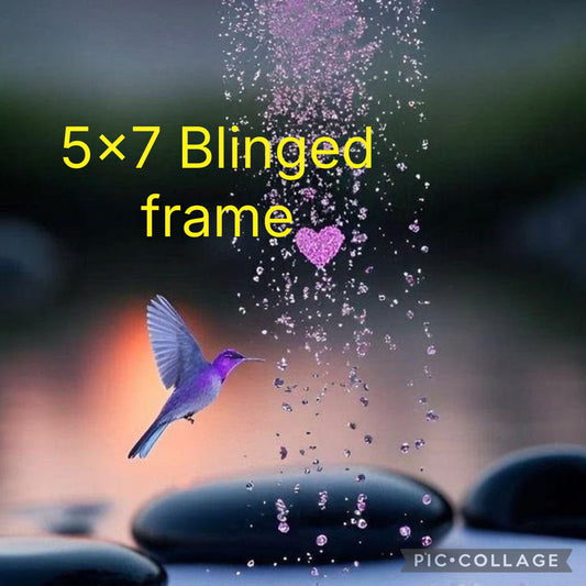 5x7 Blinged photo frame