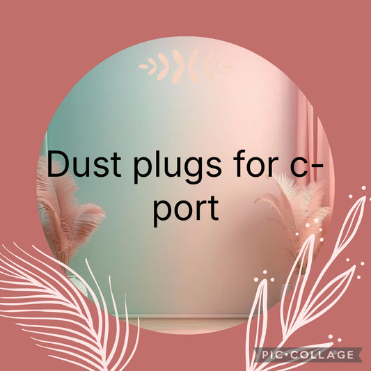 Dust plugs for a c-port